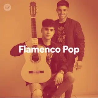 Portada de la lista «Flamenco Pop» de Spotify con Kike & Manu, en la captura que publicó Fiesta Music en Instagram (enero de 2021)