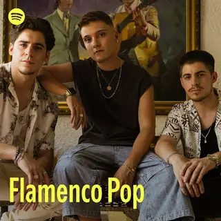 Portada de la lista «Flamenco Pop» de Spotify con Alberto Toral y Kike & Manu, en la captura que publicó Alberto Toral y Kike & Manu en Instagram (septiembre de 2024)