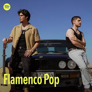 Portada de la lista «Flamenco Pop» de Spotify con Kike & Manu, en la captura que publicó Kike & Manu en Instagram (junio de 2025)