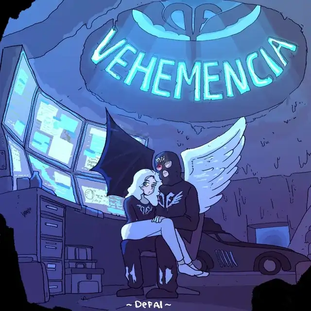 Portada de «Vehemencia», de Defai feat. ded light